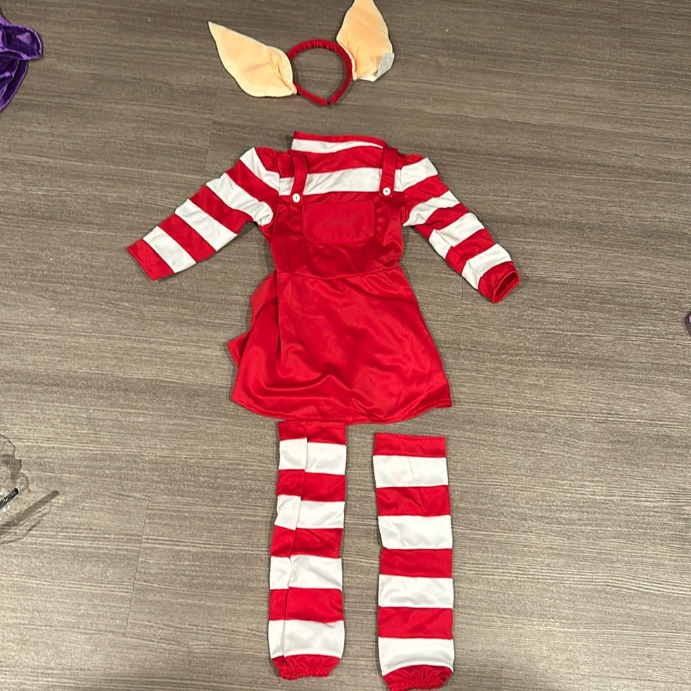 Olivia the Pig Costume size Toddler 2-3 T
